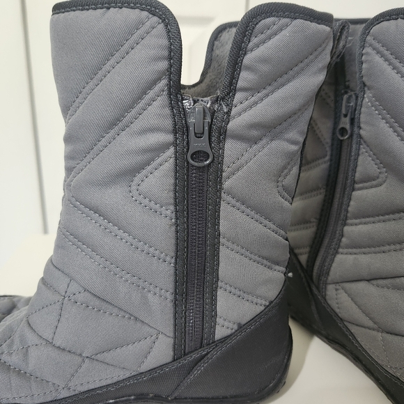 Columbia Minx III Winter Boots Women Youth Sz 6 Gray Waterproof Insulated Snow - Picture 14 of 16